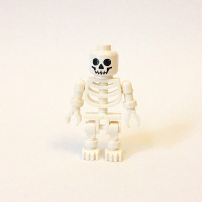 LEGO Minifigure-Skeleton with Standard Skull-(Minifigure: Other)-GEN001-Creative Brick Builders